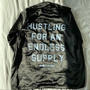 Dimepiece Jacket hustling for an endless supply